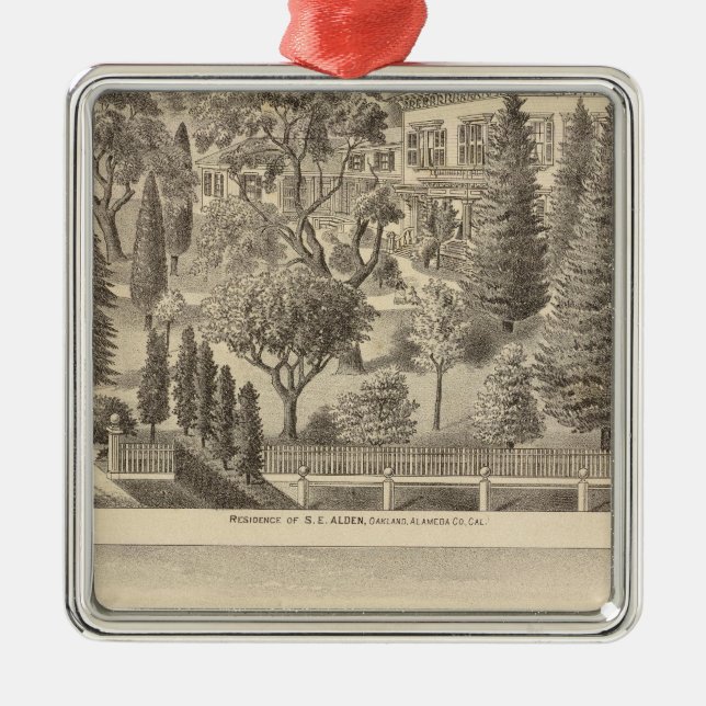 Adorno Metálico Residencia de Alden, Harmon Tract (Frente)