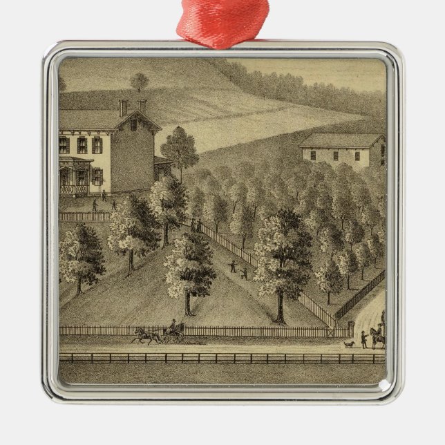 Adorno Metálico Residencia de Guillermo Schrader (Frente)