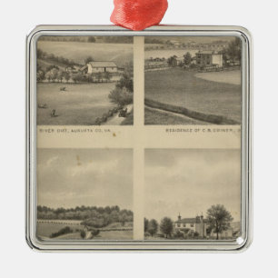 Adorno Metálico Residencias del condado de Augusta