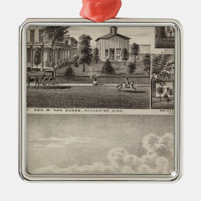 Adorno Metálico Residencias en Rochester, Minnesota (Frente)