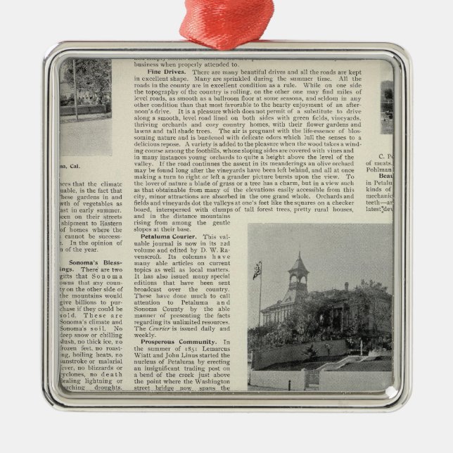 Adorno Metálico Residencias Petaluma, California (Frente)