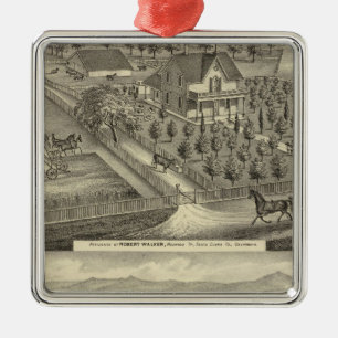 Adorno Metálico Residencias Walker, Ball