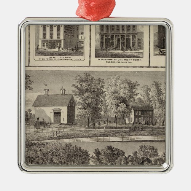 Adorno Metálico Residencias y negocios en Muscatine (Frente)