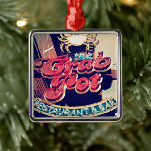 Adorno Metálico Restaurante Crab Pot