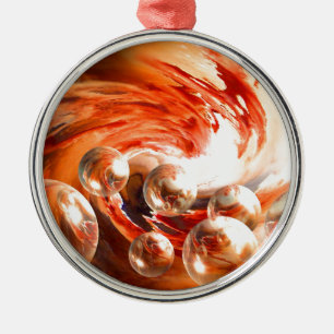 Adorno Metálico Resumen contemporáneo