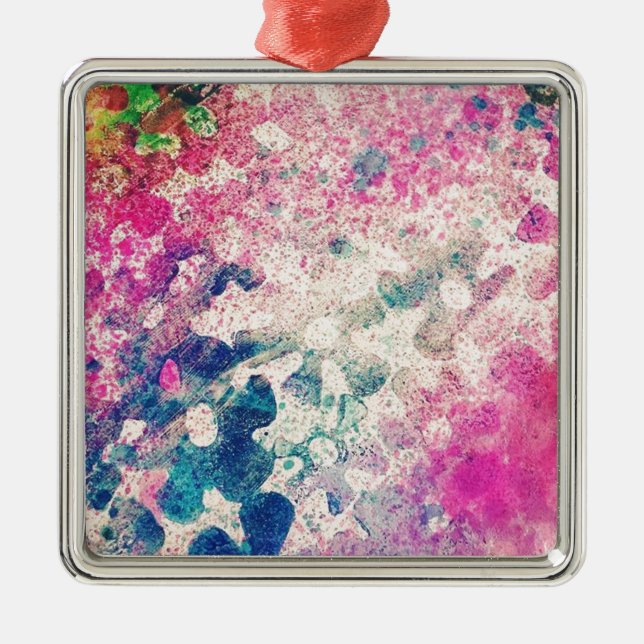 Adorno Metálico Resumen de las flores (Frente)