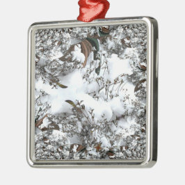 Adorno Metálico Resumen de nieve