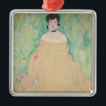 Adorno Metálico Retrato de Amalie Zuckerkandl por Gustav Klimt<br><div class="desc">El retrato inacabado de Amalie Zuckerkandl (1917) de Gustav Klimt es una pintura de retrato de arte fino del simbolismo de la era victoriana vintage que presenta a una mujer sentada con los brazos cruzados hacia ella y su vestido fuera del hombro fluyendo hacia el suelo. Los críticos de arte...</div>