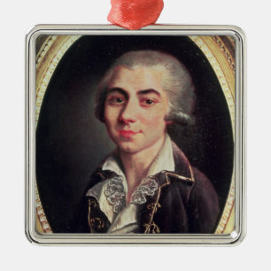 Adorno Metálico Retrato de Andre Chenier