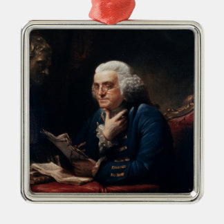 Adorno Metálico Retrato de dedo gordo Benjamin Franklin en la Casa