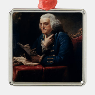 Adorno Metálico Retrato de dedo gordo Benjamin Franklin en la Casa