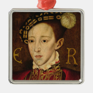 Adorno Metálico Retrato de Edward VI