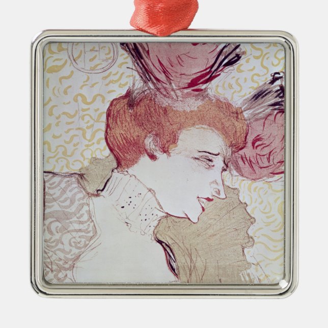 Adorno Metálico Retrato de Enrique de Toulouse-Lautrec el | de (Frente)