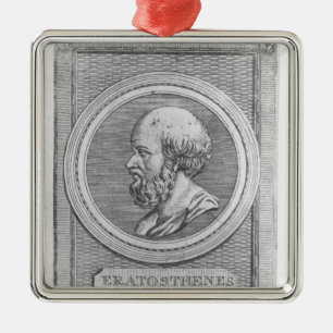 Adorno Metálico Retrato de Eratosthenes