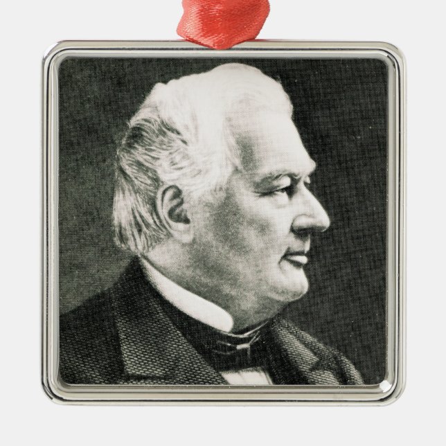 Adorno Metálico Retrato de Fillmore Millard (Frente)
