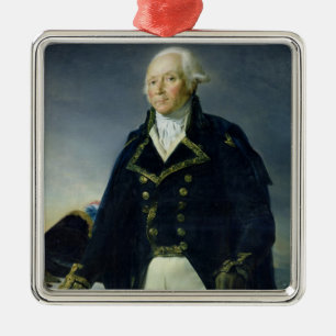 Adorno Metálico Retrato de Francois-Cristóbal Kellermann