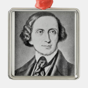 Adorno Metálico Retrato de Hans Christian Andersen 2