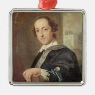Adorno Metálico Retrato de Horatio Walpole