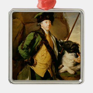 Adorno Metálico Retrato de Juan Whetham de Kirklington (1731-81)