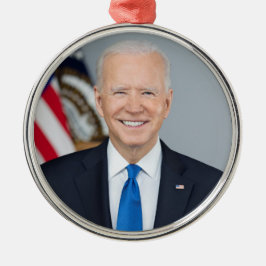 Adorno Metálico Retrato de la Casa Blanca del presidente Joe Biden