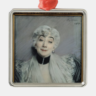 Adorno Metálico Retrato de la condesa de Martel de Janville