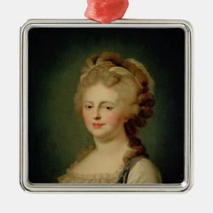 Adorno Metálico Retrato de la emperatriz Maria Fyodorovna