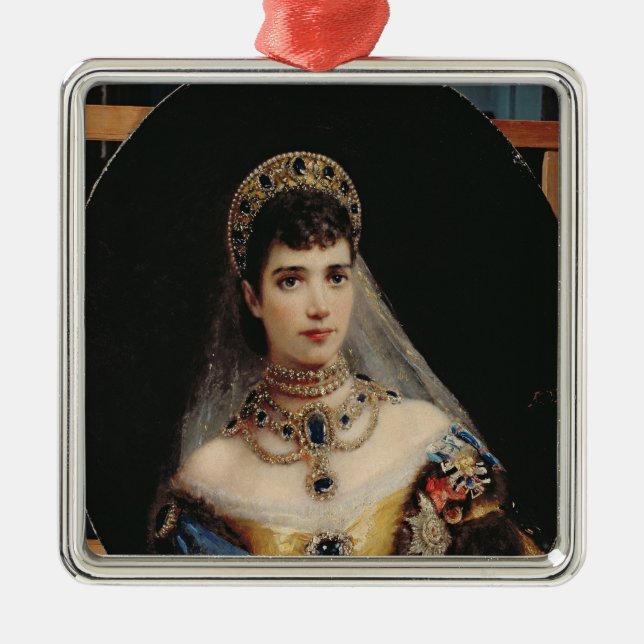 Adorno Metálico Retrato de la emperatriz Maria Fyodorovna (Frente)