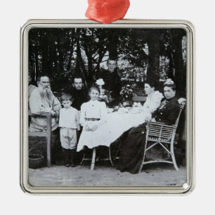 Adorno Metálico Retrato de la familia autor del Leo N. Tolstoy