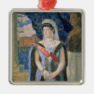 Adorno Metálico Retrato de la Gran Duquesa María Pavlovna