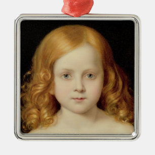Adorno Metálico Retrato de la hija del artista