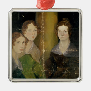 Adorno Metálico Retrato de las hermanas de Bronte, c.1834