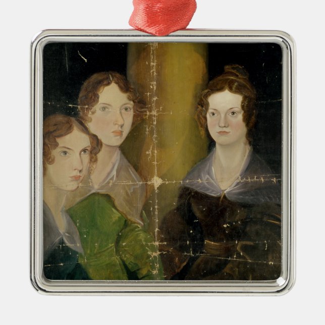 Adorno Metálico Retrato de las hermanas de Bronte, c.1834 (Frente)