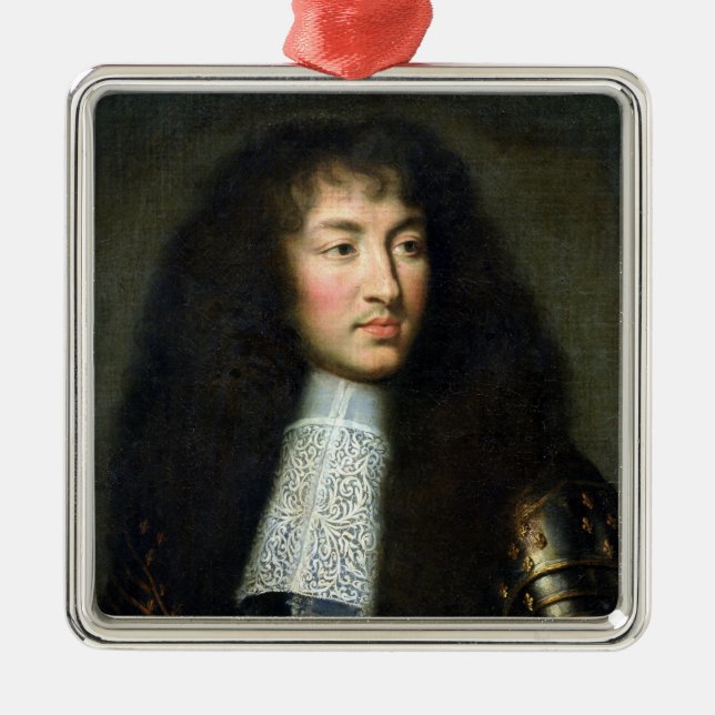 Adorno Metálico Retrato de Louis XIV (Frente)