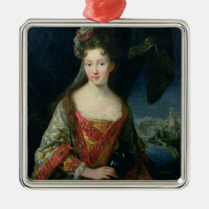 Adorno Metálico Retrato de Louise-Hipólito (1687-1731), princesa