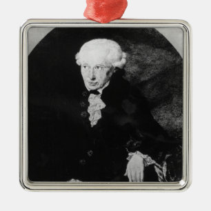 Adorno Metálico Retrato de Manuel Kant