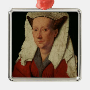 Adorno Metálico Retrato de Margaret van Eyck, 1439