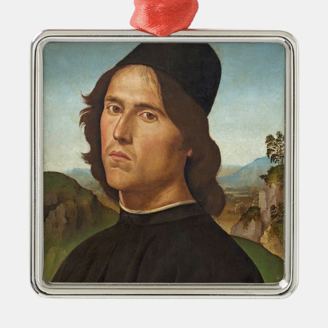 Adorno Metálico Retrato de Marianito Goya, nieto del artista (Frente)