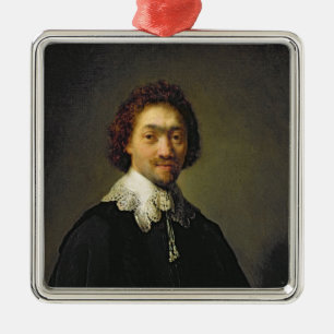 Adorno Metálico Retrato de Maurits Huygens, 1632
