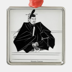 Adorno Metálico Retrato de Minamoto Yoritomo