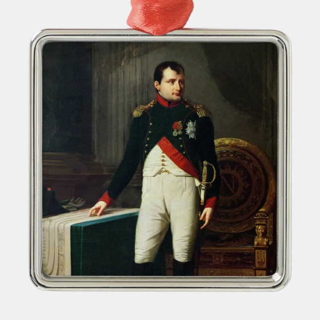 Adorno Metálico Retrato de Napoleon Bonaparte 1809 (Frente)