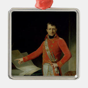 Adorno Metálico Retrato de Napoleon I