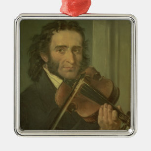 Adorno Metálico Retrato de Niccolo Paganini