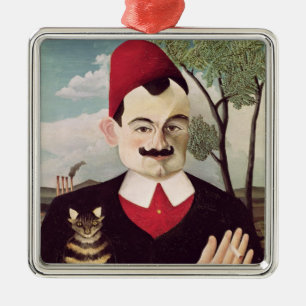 Adorno Metálico Retrato de Pierre Loti c.1891