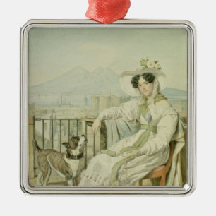 Adorno Metálico Retrato de princesa Natalia Golitsin, 1822-26