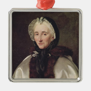 Adorno Metálico Retrato de señora Francoise de Graffigny
