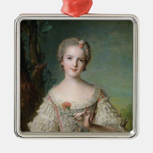 Adorno Metálico Retrato de señora Louise de Francia (Frente)