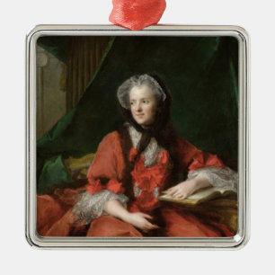 Adorno Metálico Retrato de señora Maria Leszczynska 1748