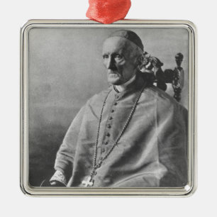 Adorno Metálico Retrato de servir cardinal
