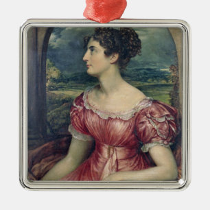 Adorno Metálico Retrato de Srta. Puxley, 1826 (aceite en lona)