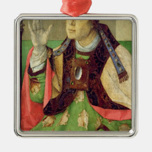 Adorno Metálico Retrato de St Augustine, c.1475